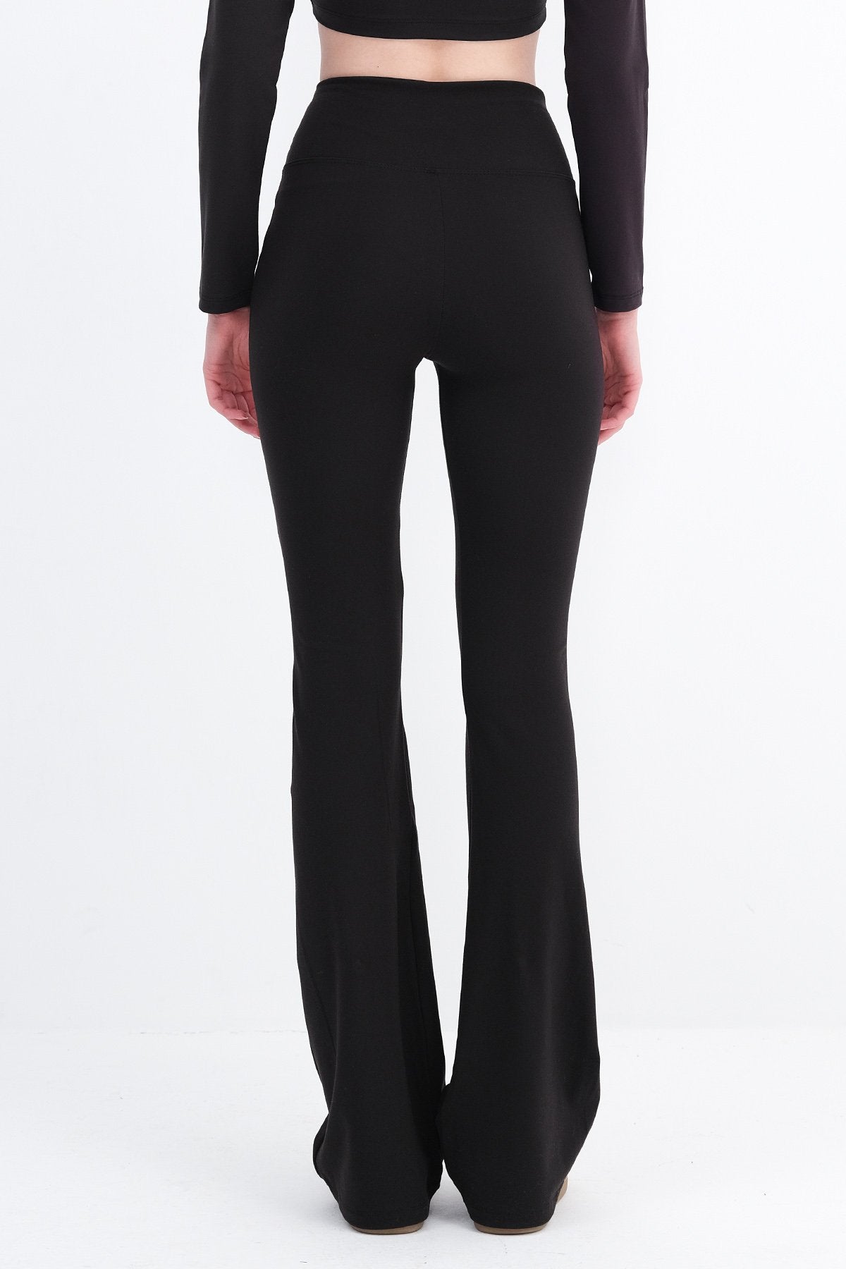 Black_High-Waist-Flare-Leg-Tights-addax