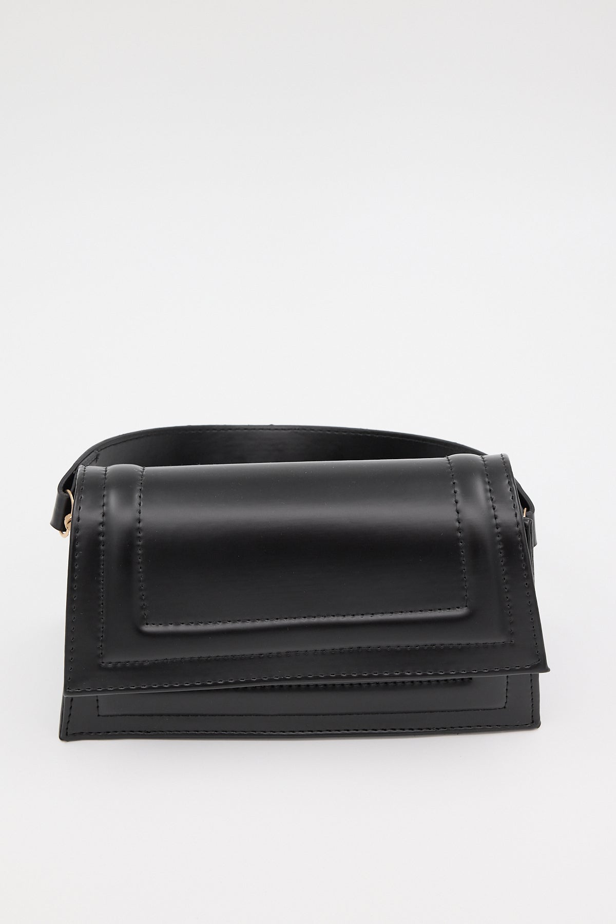 Black_Faux-Leather-Baguette-Hand-and-Shoulder-Bag-addax