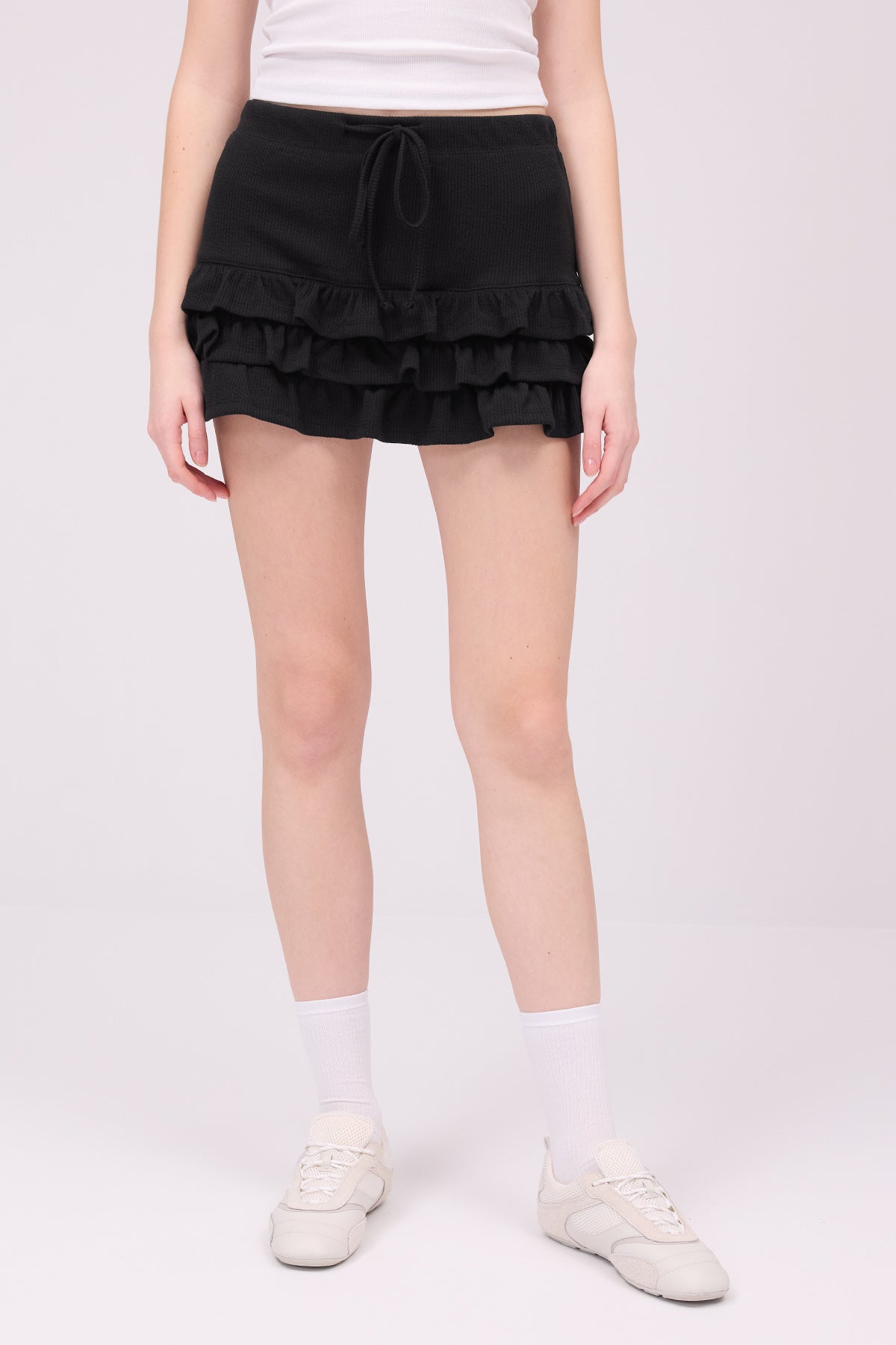 Black_Ruffle-Mini-Skirt-addax