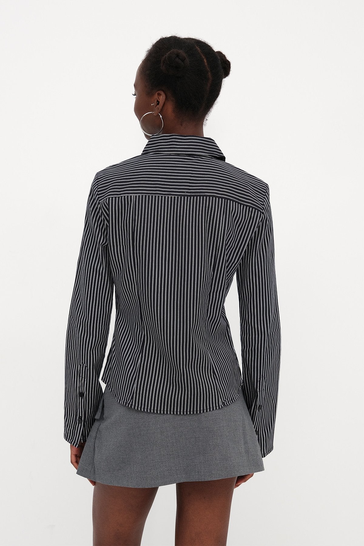 Black_Buttoned-Striped-Shirt-addax