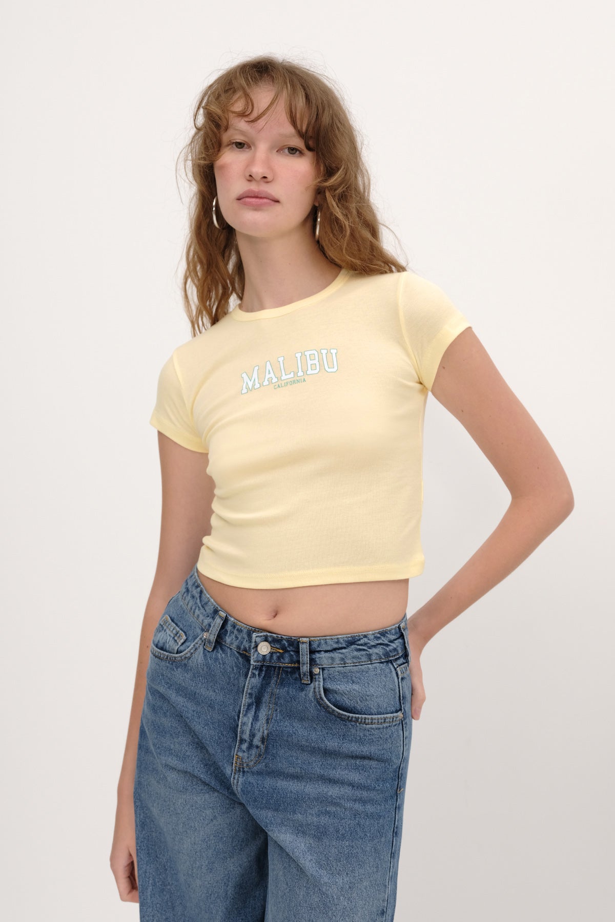 Light-Yellow_T-Shirt-with-‘Malibu’-Print-addax