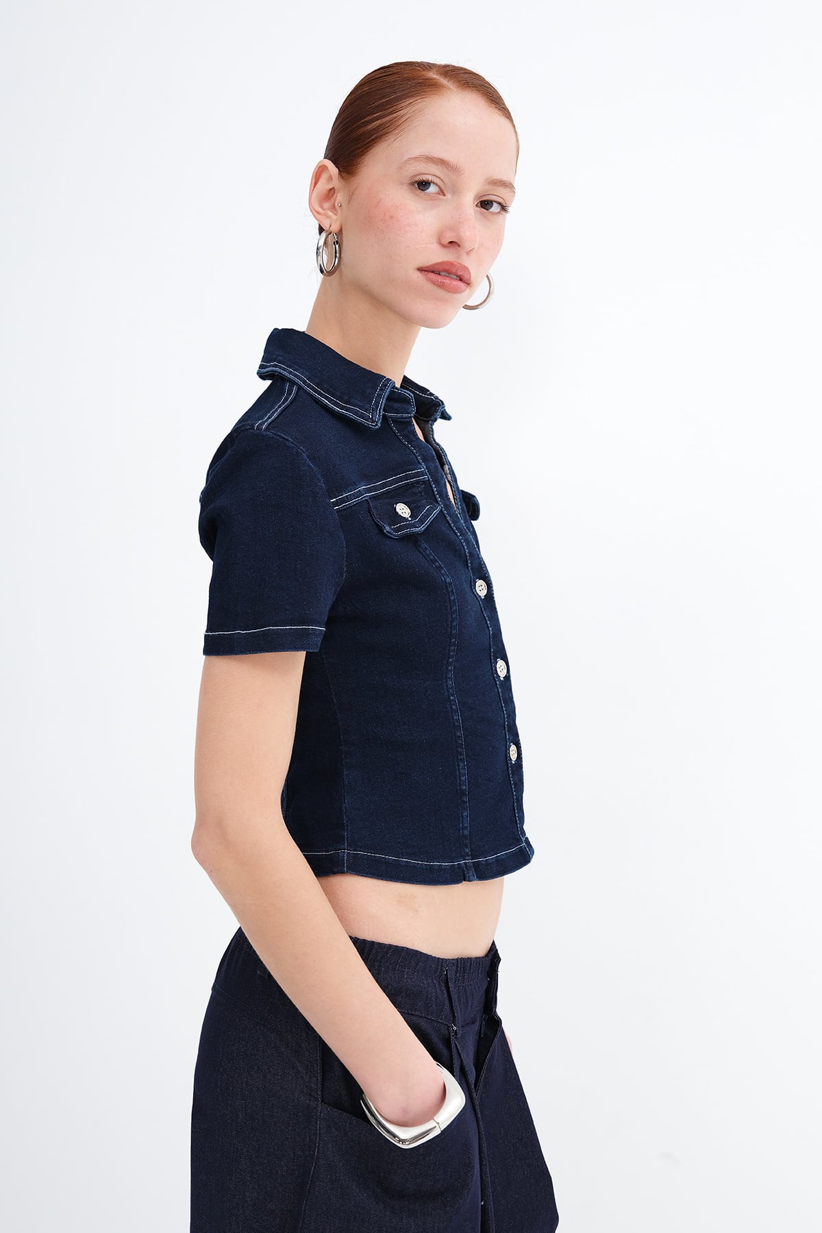Dark-Blue_Short-Sleeve-Denim-Shirt-addax