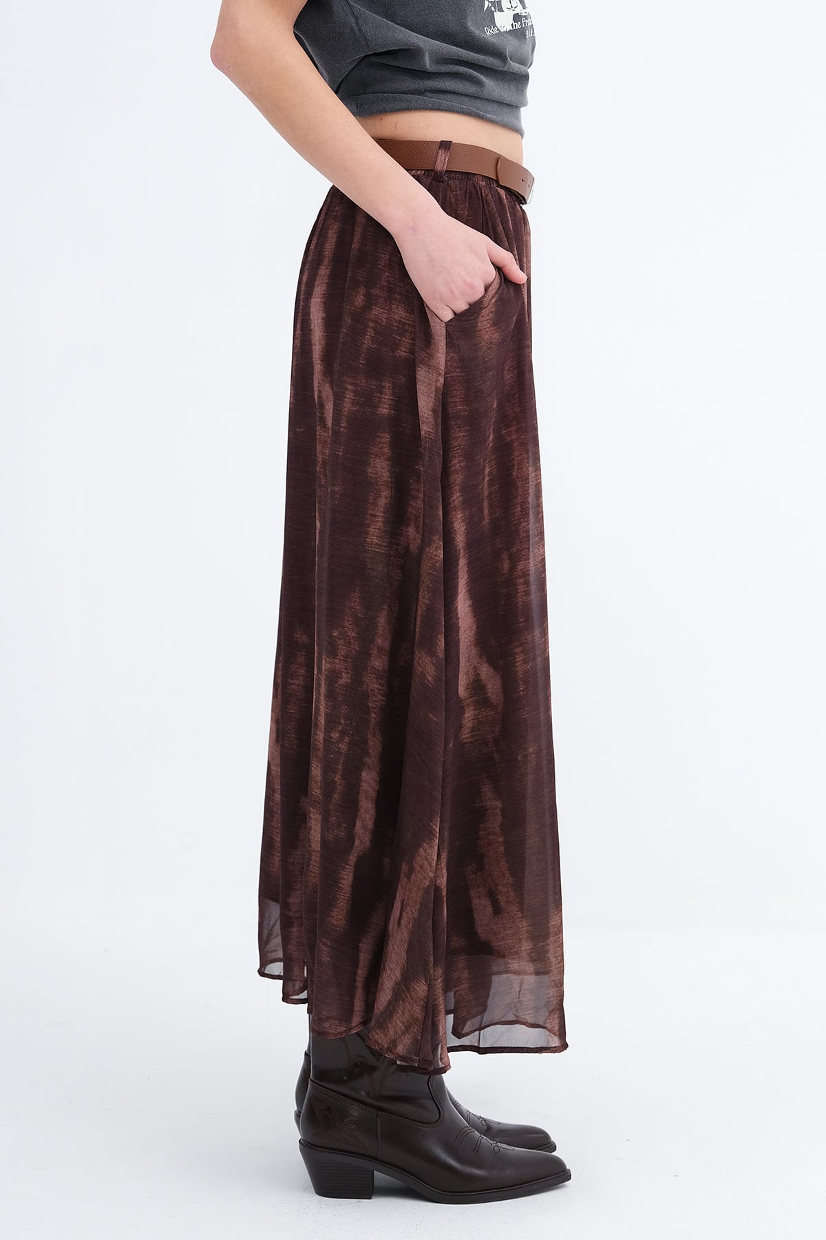 Brown_Belted-Long-Tulle-Skirt-addax