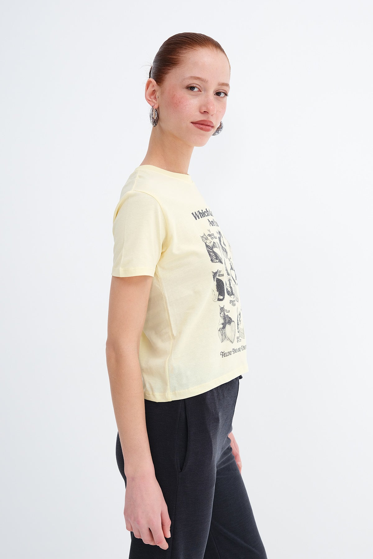 Light-Yellow_Cat-Print-T-Shirt-addax