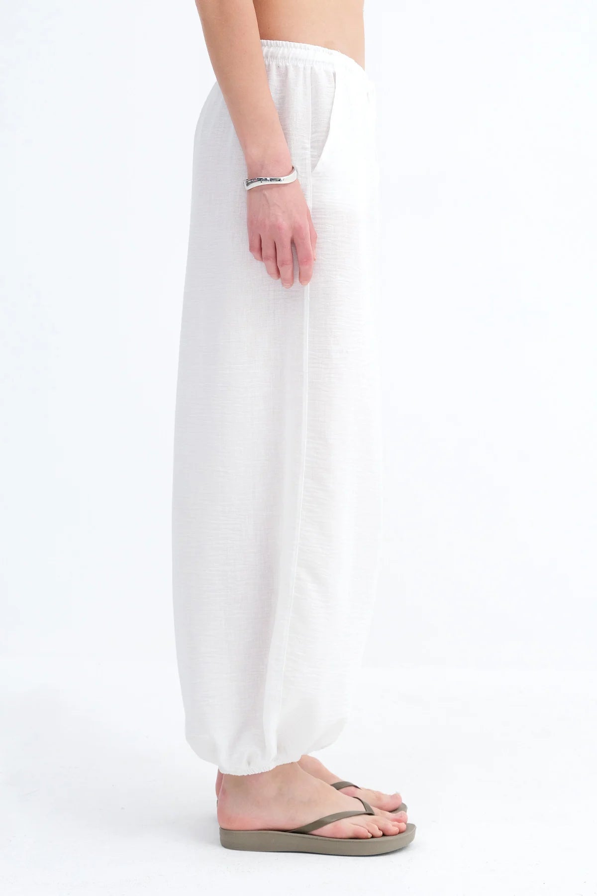 Ecru_Elastic-Waist-Harem-Pants-addax