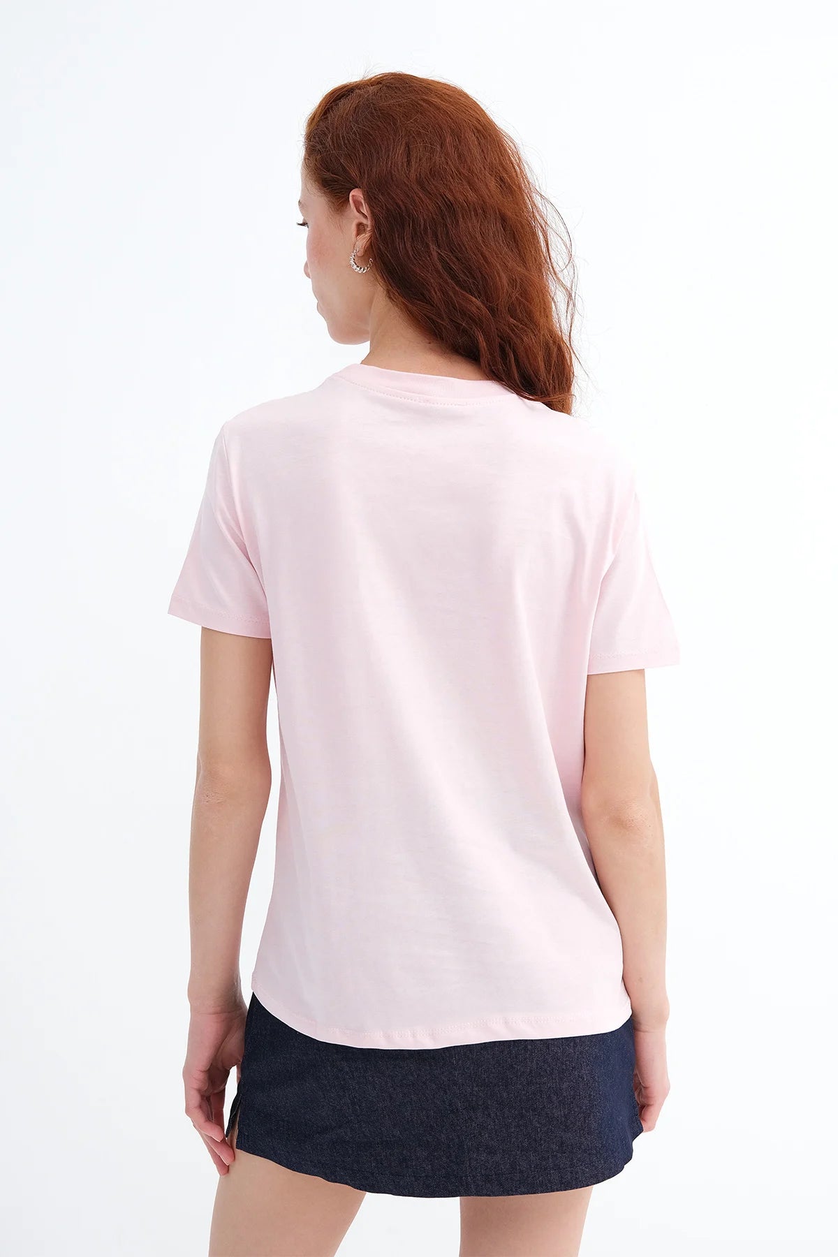 Pink_Crew-Neck-Basic-T-shirt-addax