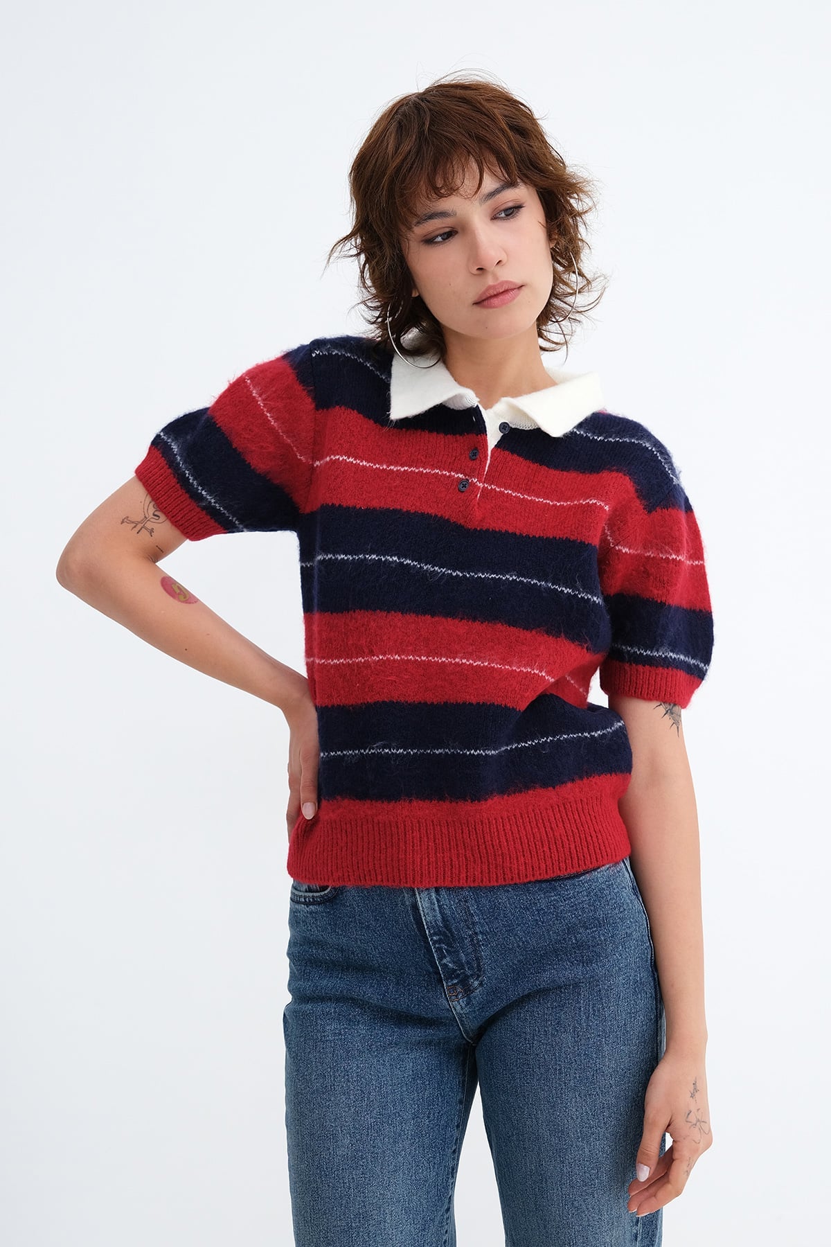 Red_Short-Sleeve-Knit-Top-addax