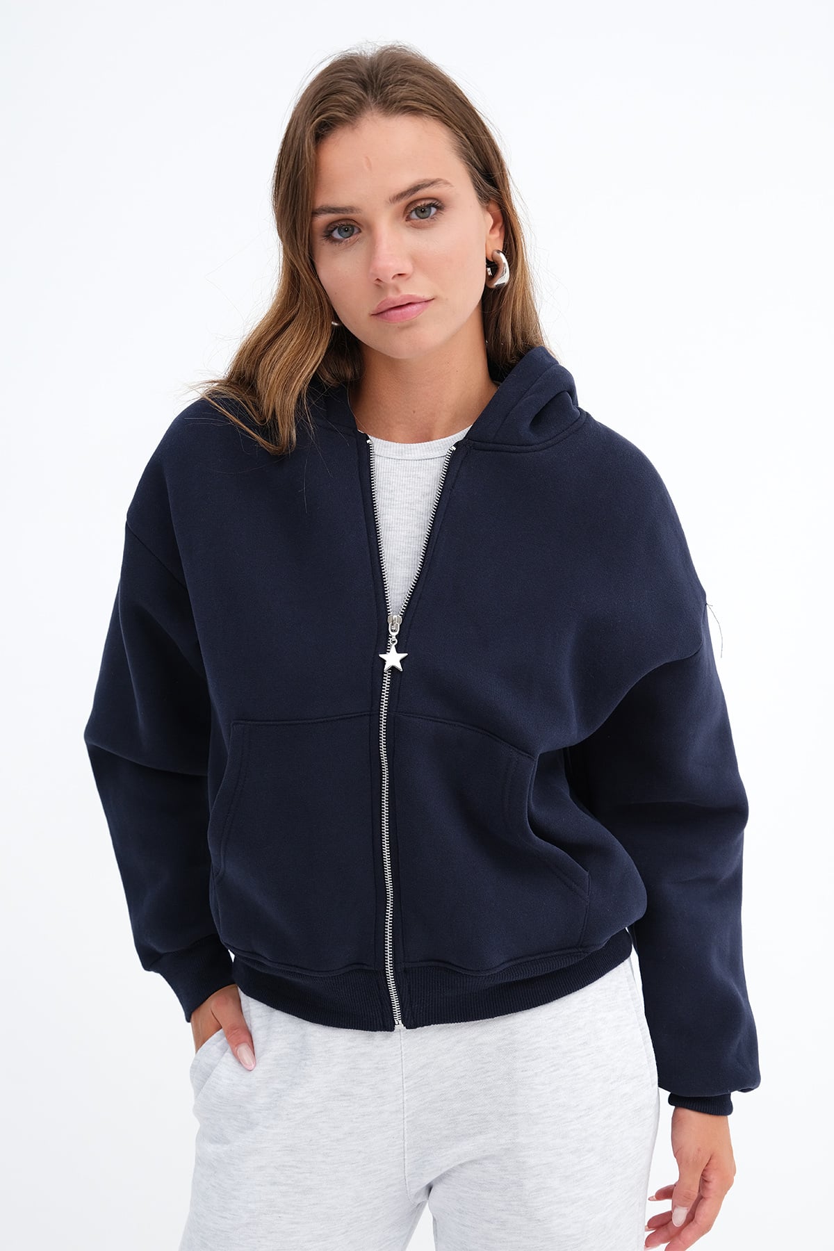 Dark-Night-Blue_Fermuarlı-Şardonlu-Sweatshirt-H10744-addax