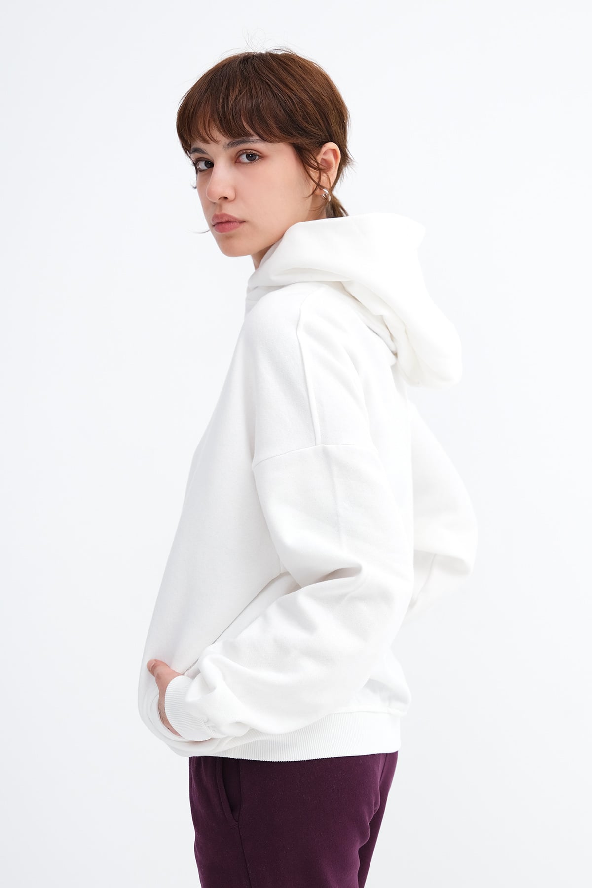 Ecru_Hooded-Brushed-Sweatshirt-addax