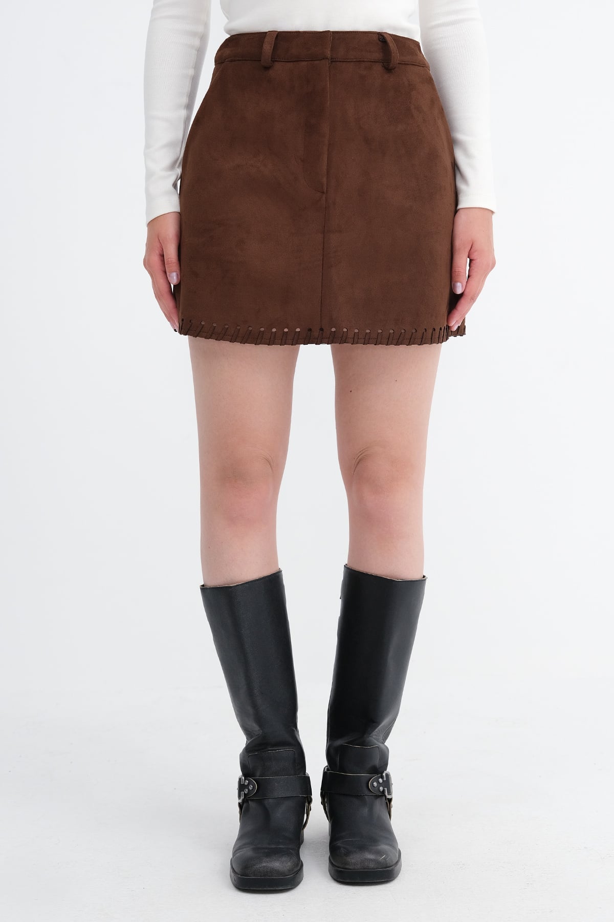 Brown_Suede-Mini-Skirt-addax