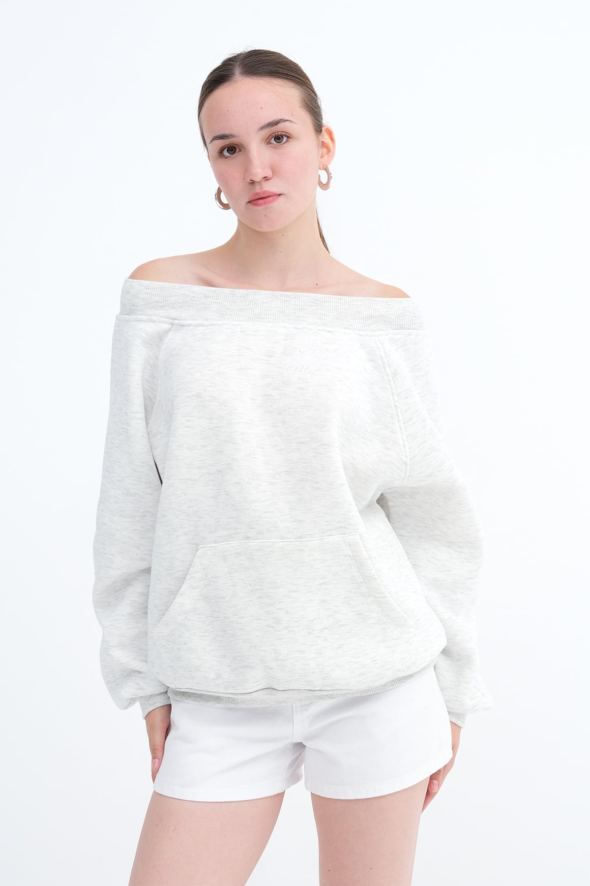 Grey-Melange_Boat-Neck-Brushed-Sweatshirt-addax