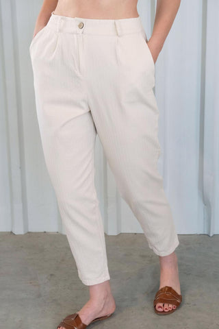 High Waist Trousers With Pocket PN5925