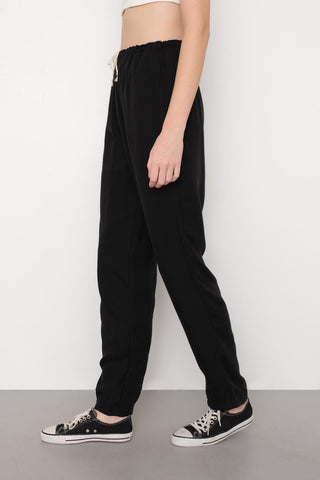 High Waist Trousers With Drapey PN8312