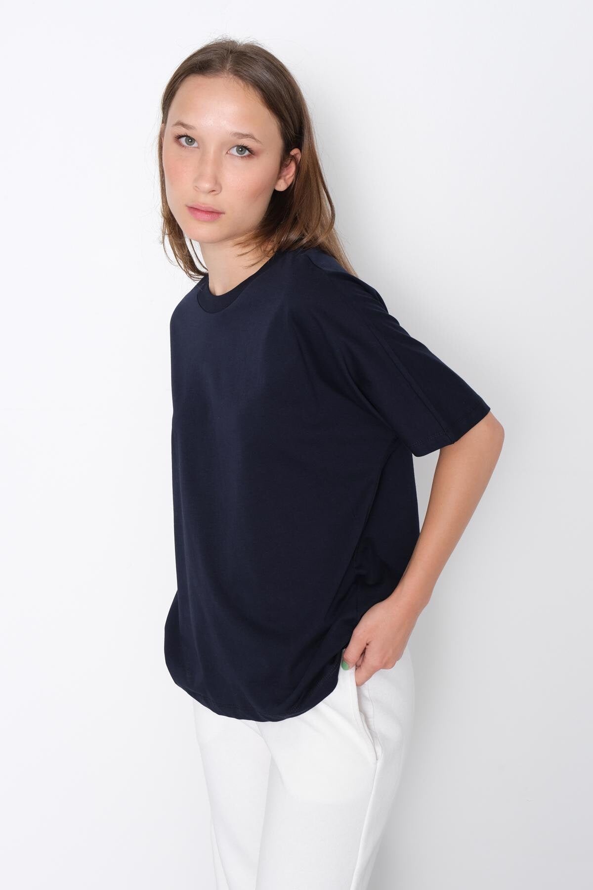 Night-Blue_Oversized-Basic-T-shirt-addax