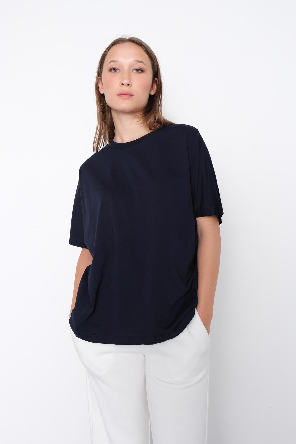 Night-Blue_Oversized-Basic-T-shirt-addax
