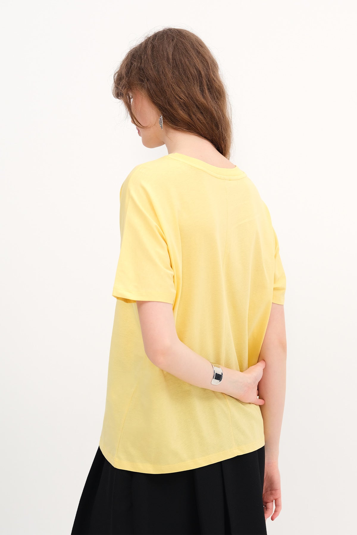 Light-Yellow_Oversized-Basic-T-shirt-addax