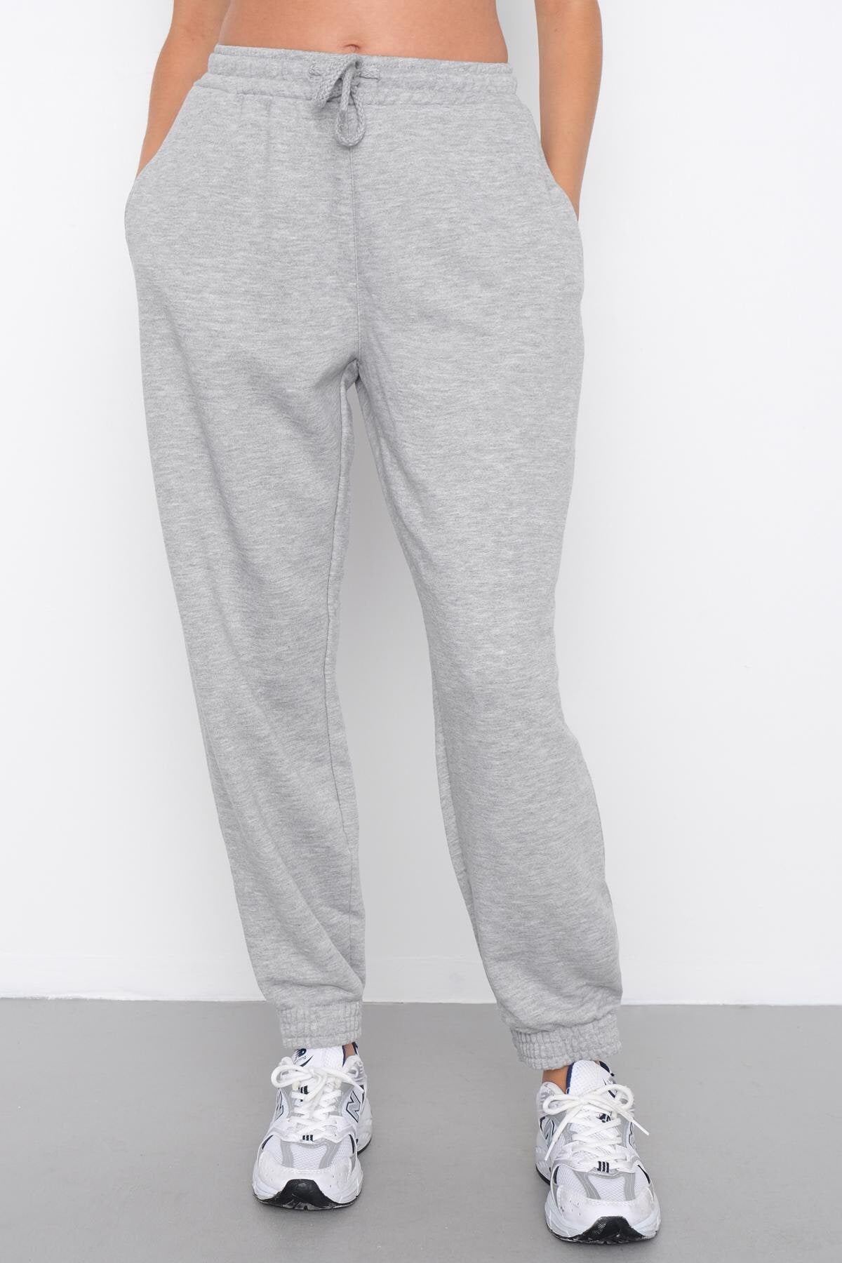 Grey-Melange_Oversized-Joggers-addax