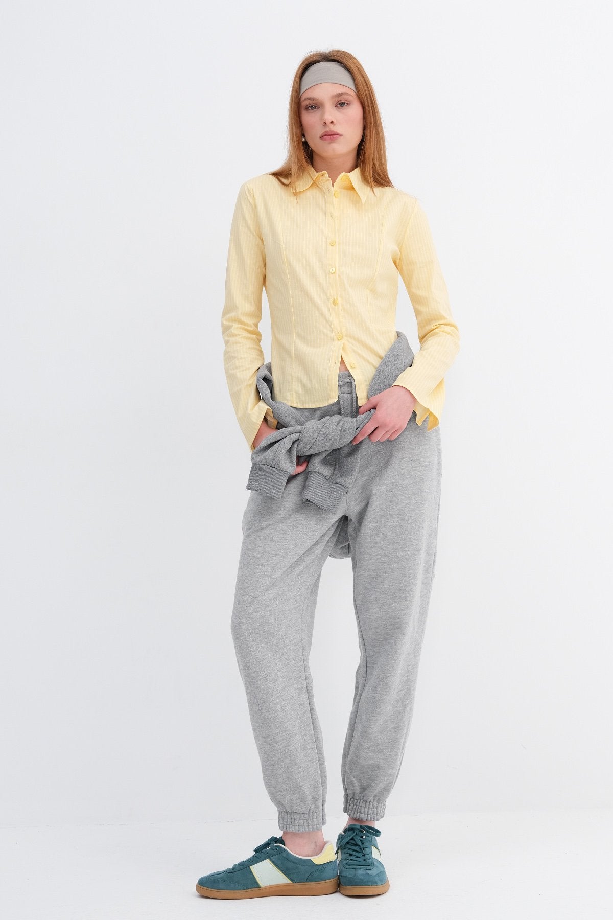Grey-Melange_Oversized-Joggers-addax