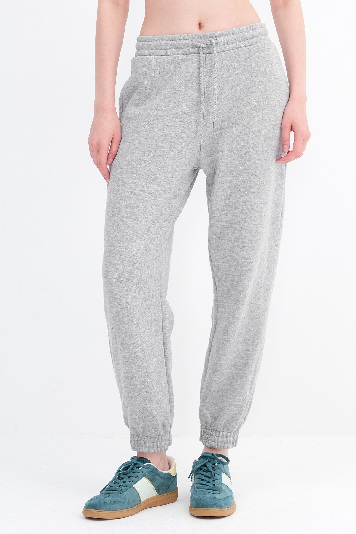 Grey-Melange_Oversized-Joggers-addax