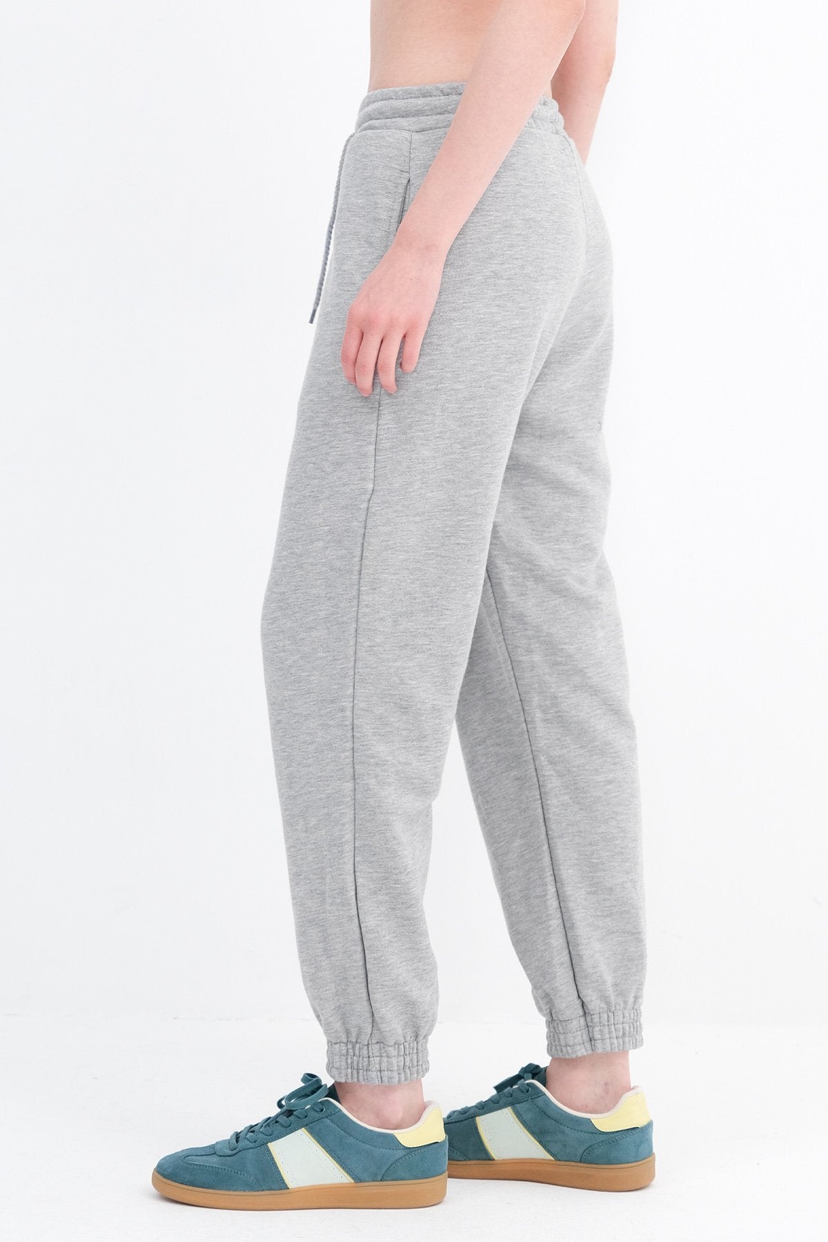 Grey-Melange_Oversized-Joggers-addax