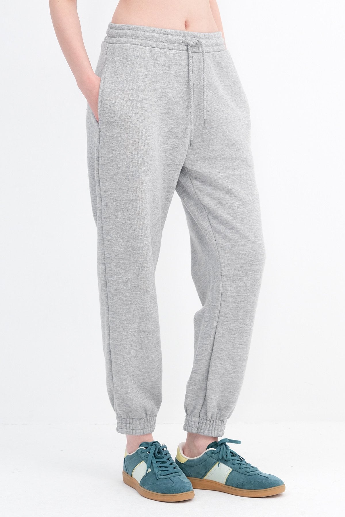 Grey-Melange_Oversized-Joggers-addax
