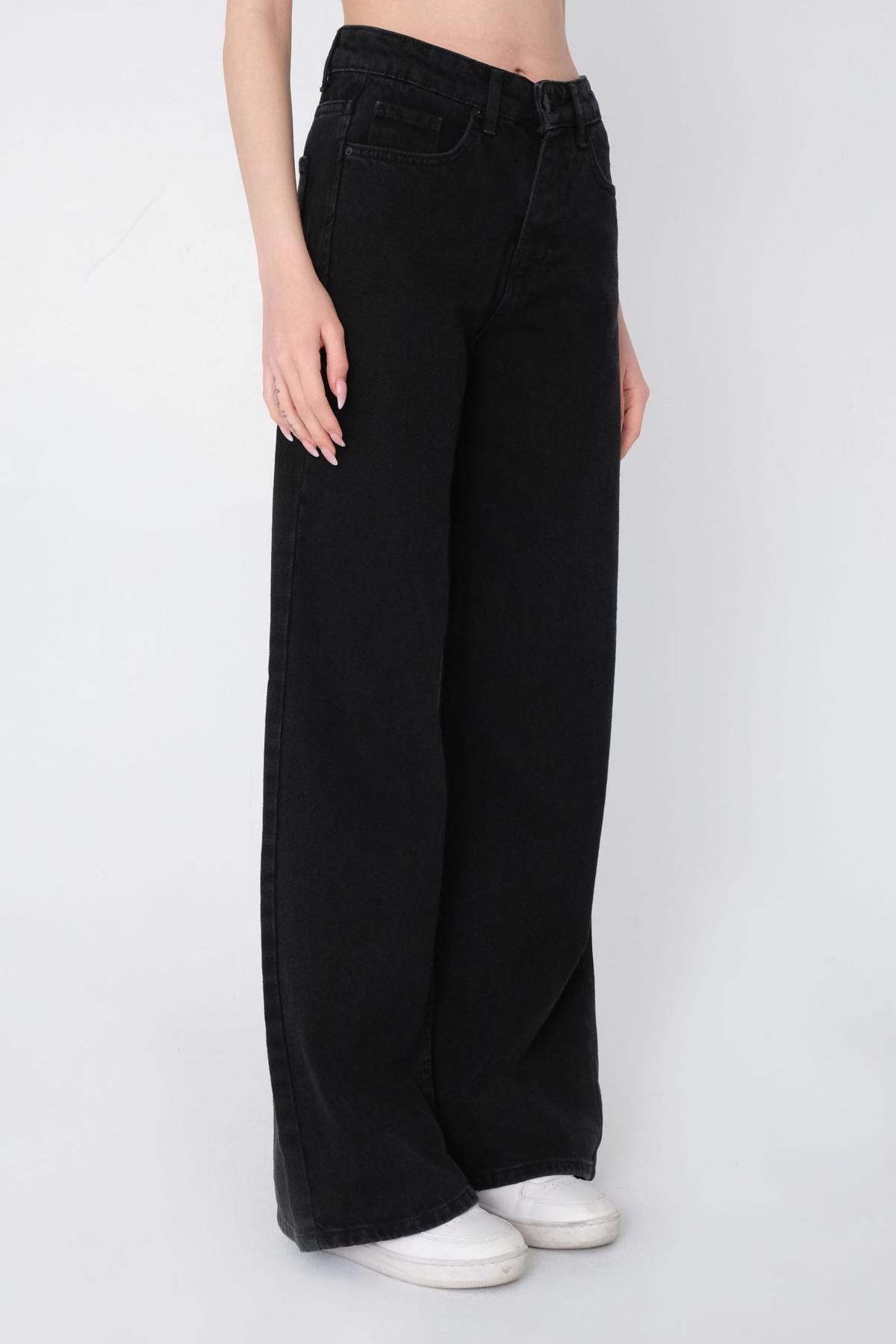 Lead-Grey_High-Waist-Jeans-With-Wide-Leg-addax