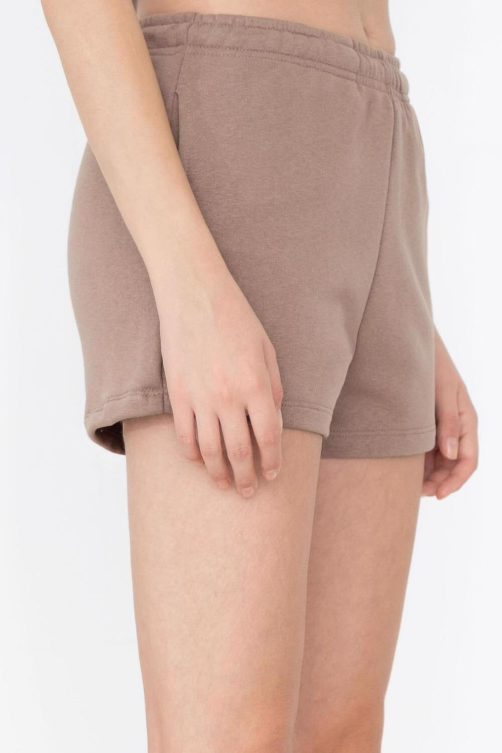 Mink_Elastic-Waist-Shorts-With-Pocket-addax