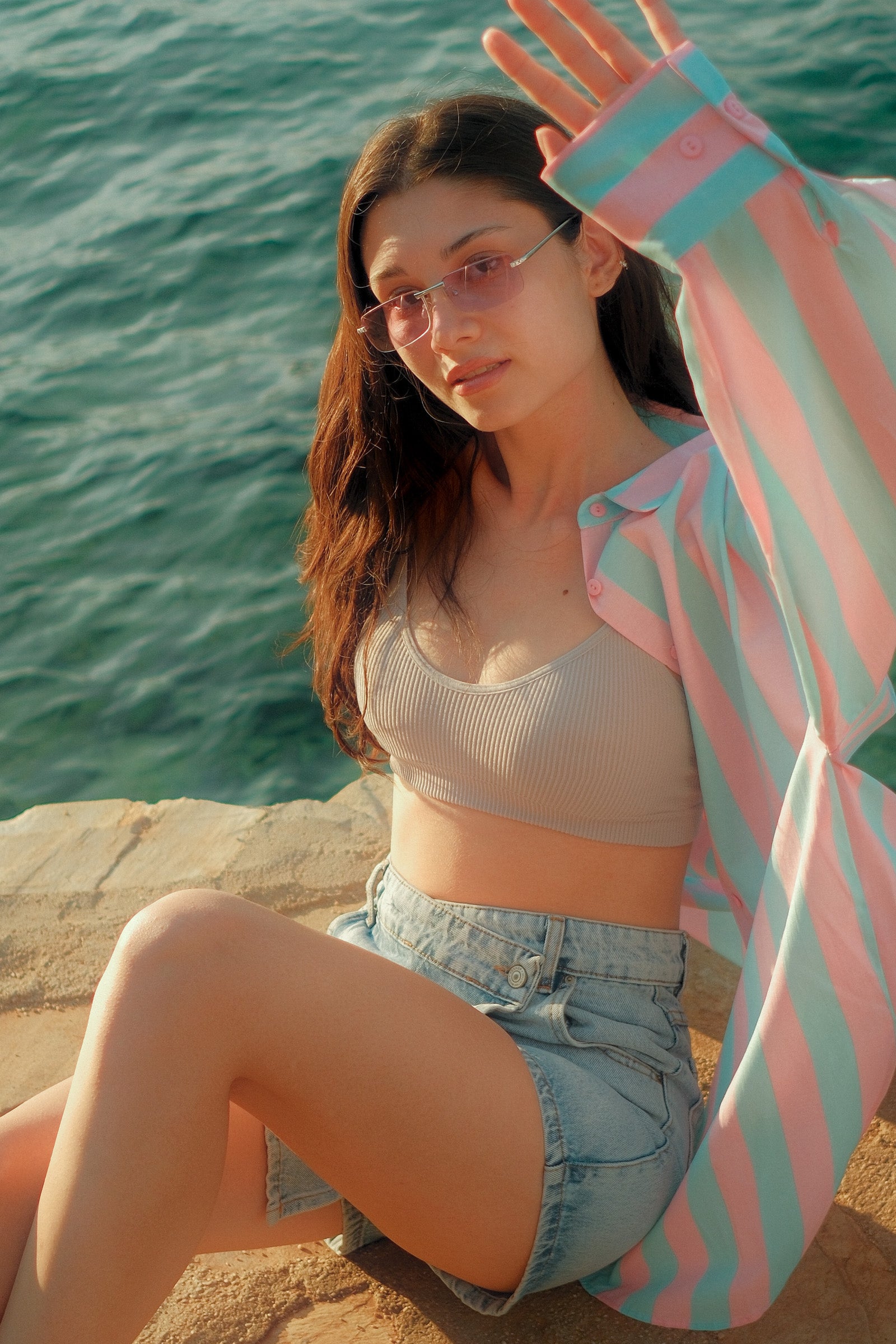 Grey_Padded-Seamless-Top-addax