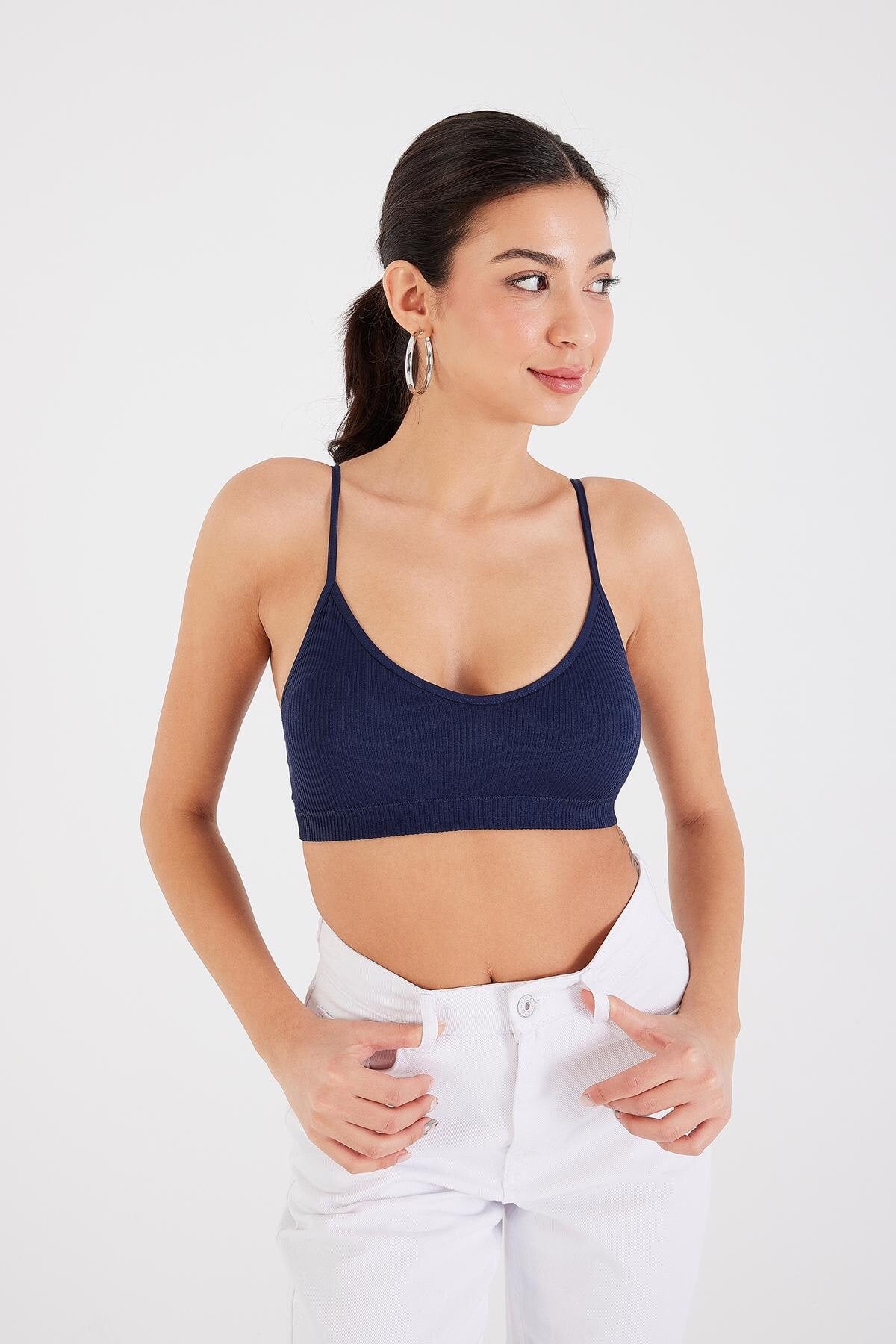 Night-Blue_Padded-Seamless-Top-addax