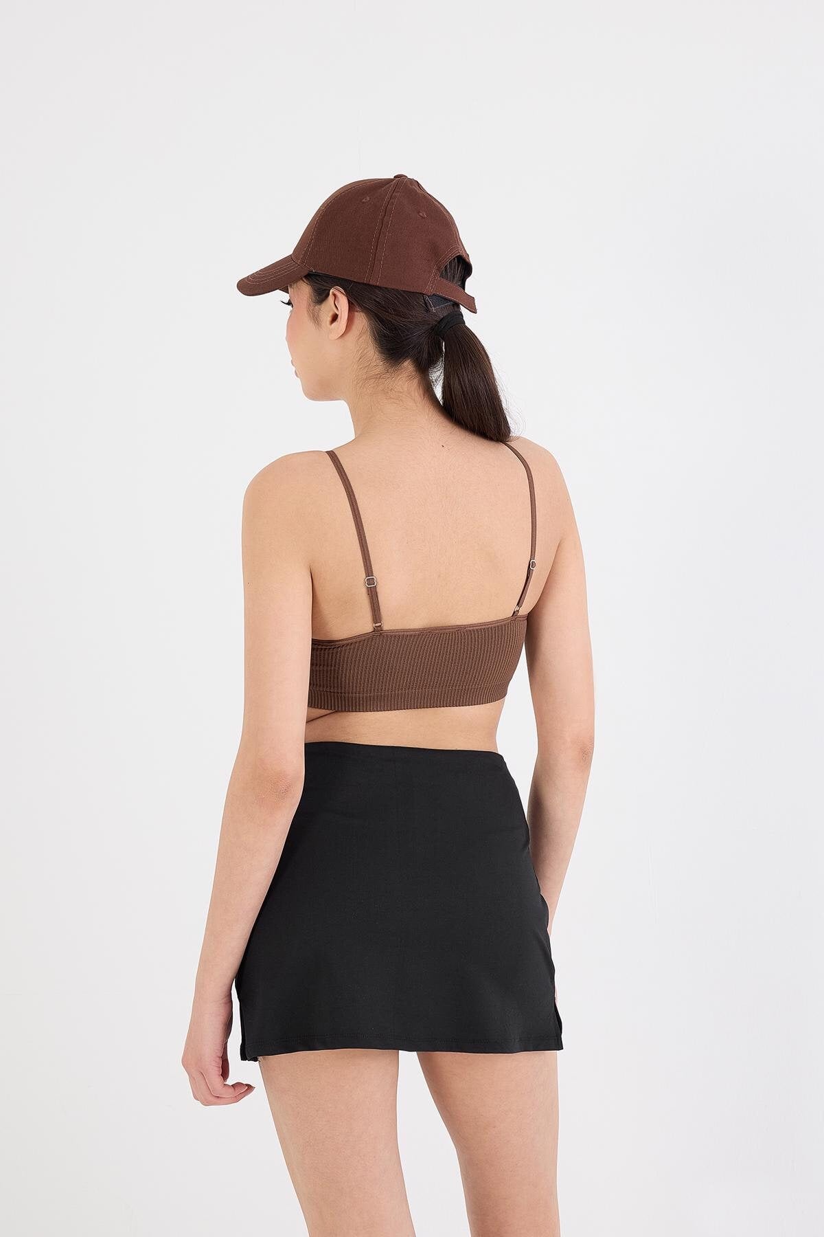 Dark-Brown_Padded-Seamless-Top-addax