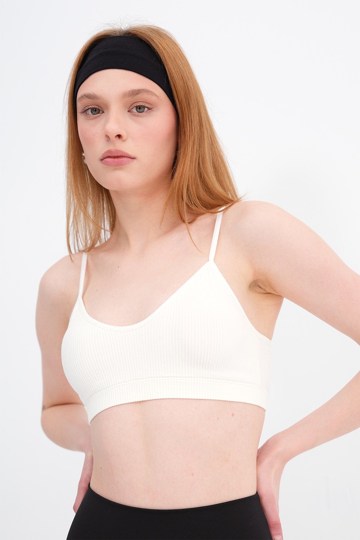 Ecru_Padded-Seamless-Top-addax