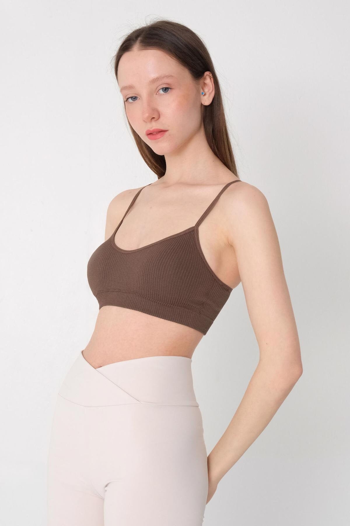 Mocha_Padded-Seamless-Top-addax