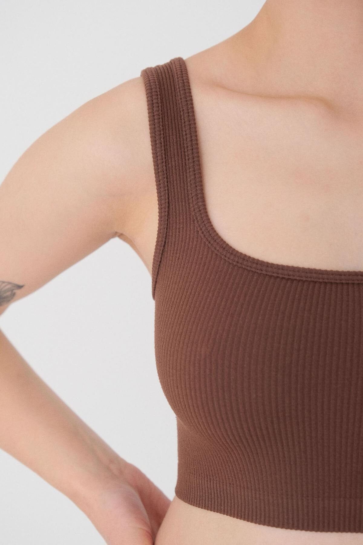 Dark-Brown_Square-Neck-Seamless-Tank-Top-addax