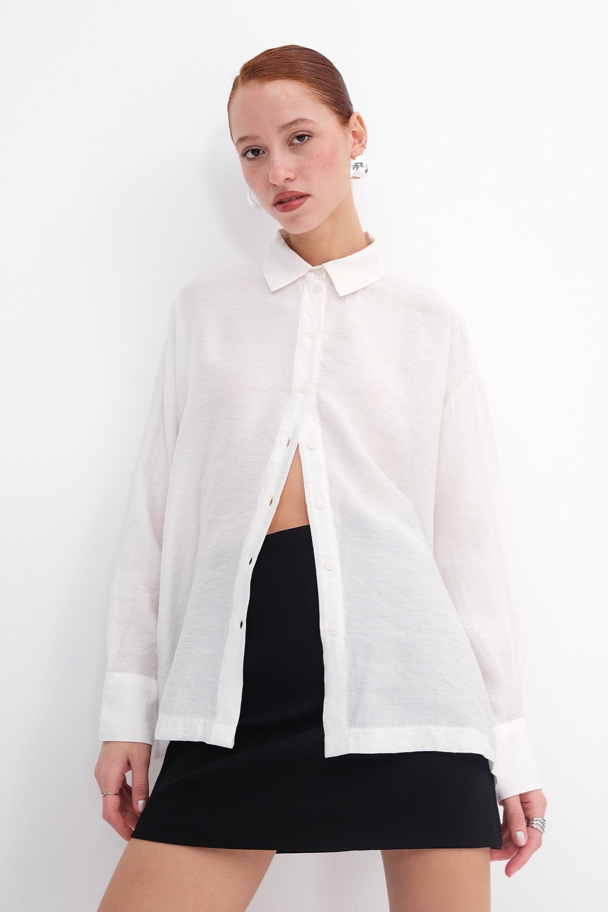 Ecru_Oversızed-Slıp-Detaıled-Shırt-addax