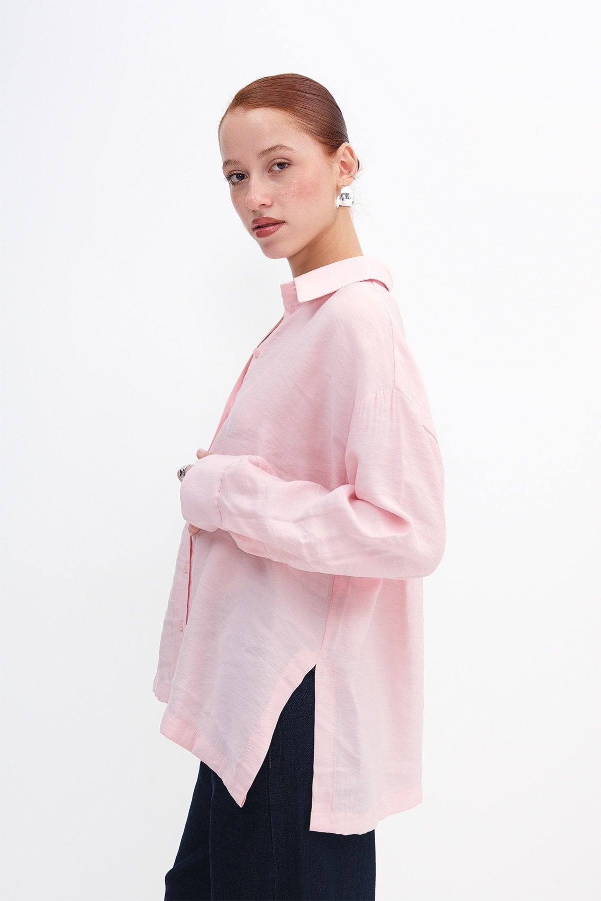 Lotus_Oversızed-Slıp-Detaıled-Shırt-addax