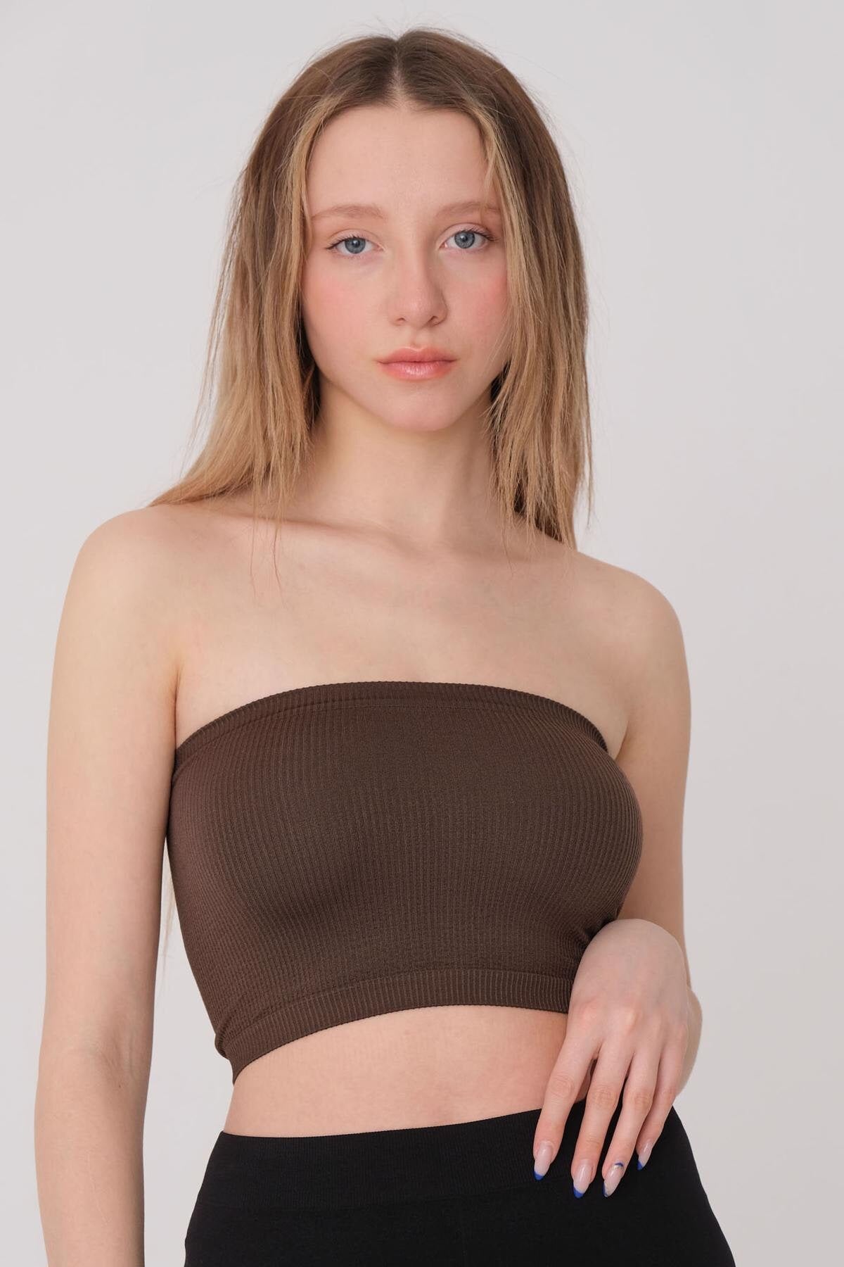 Brown_Seamless-Bustier-addax