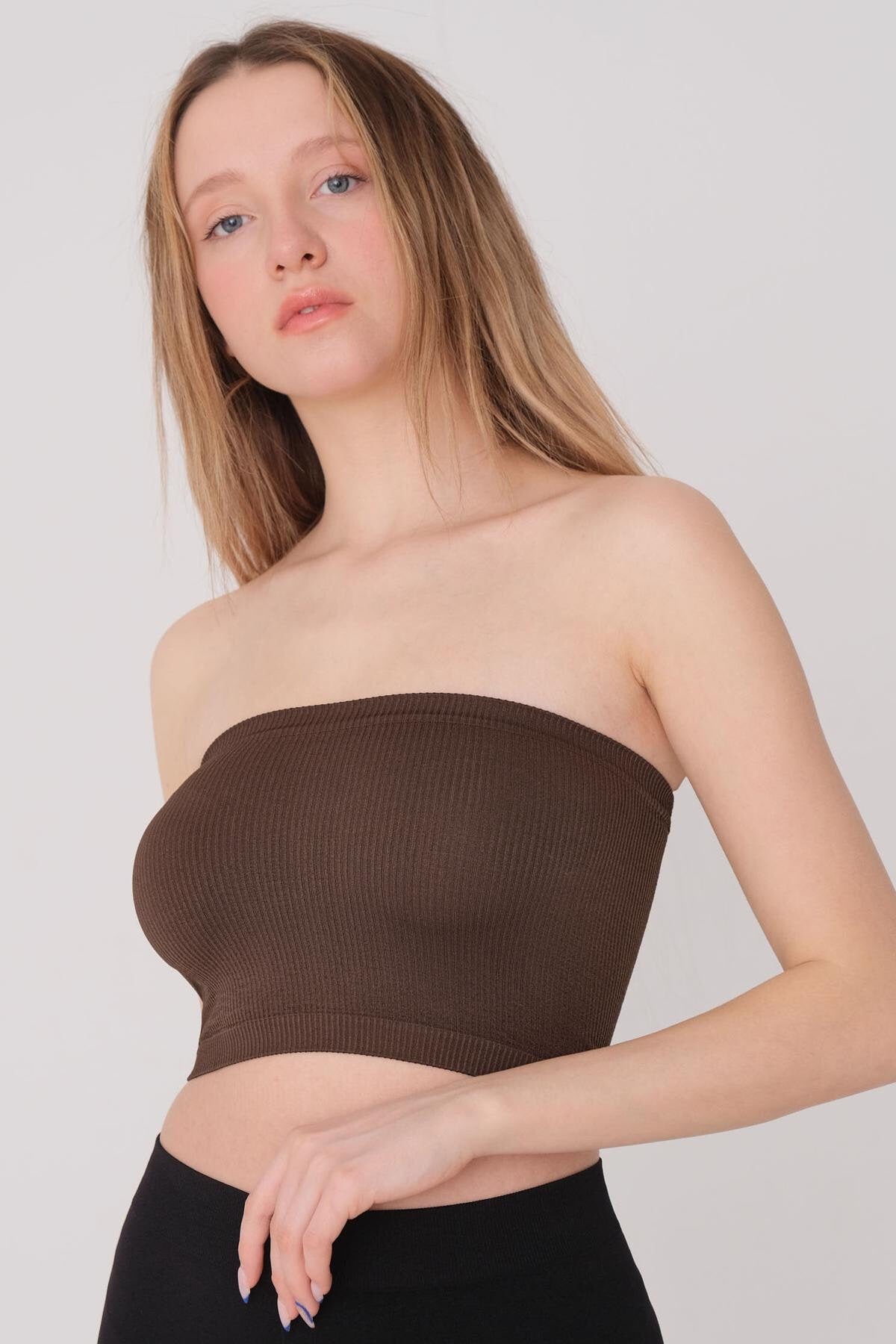 Brown_Seamless-Bustier-addax