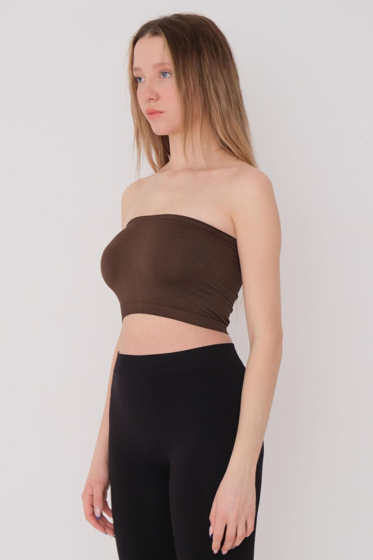 Brown_Seamless-Bustier-addax