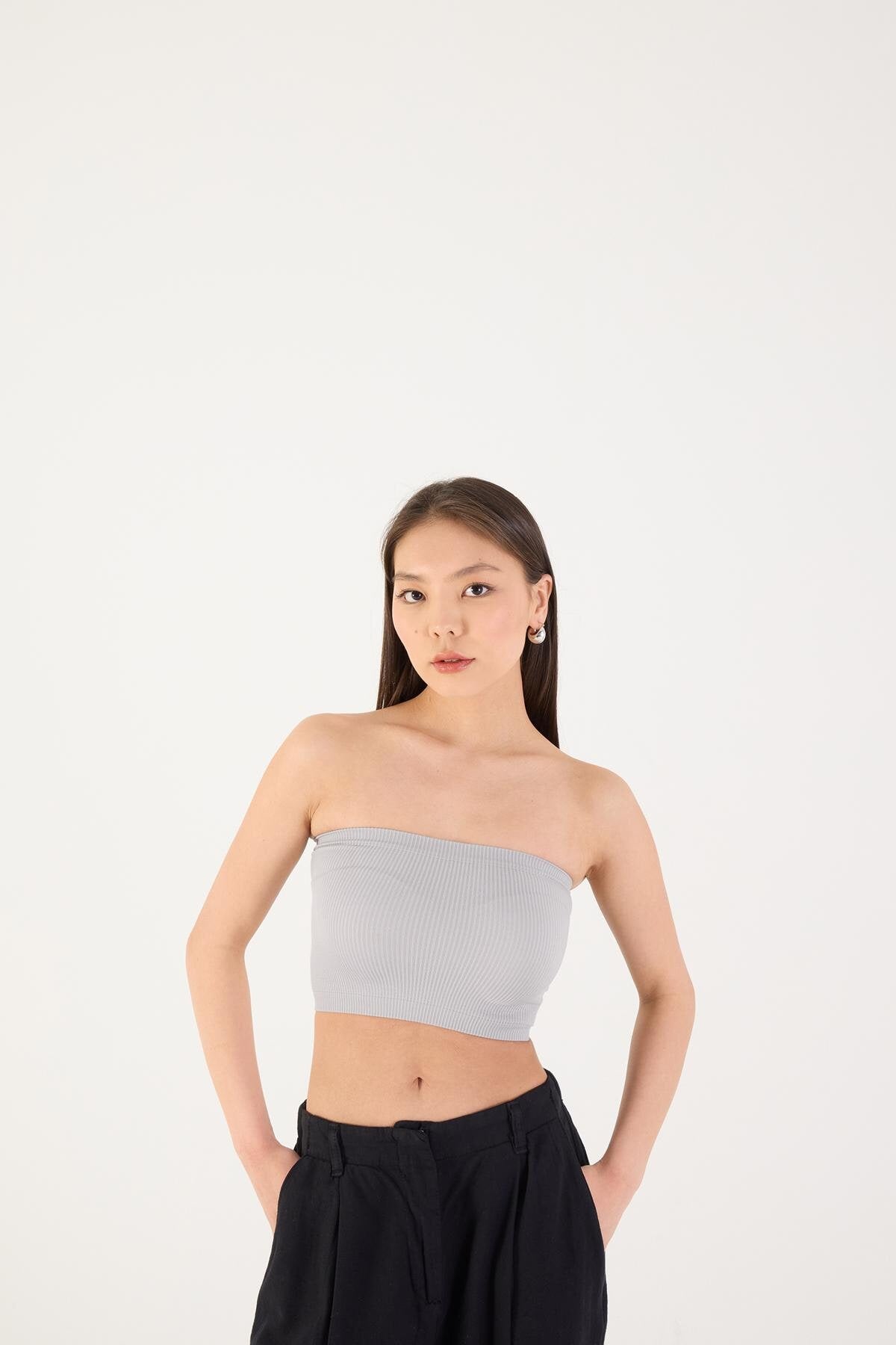 Grey_Seamless-Bustier-addax