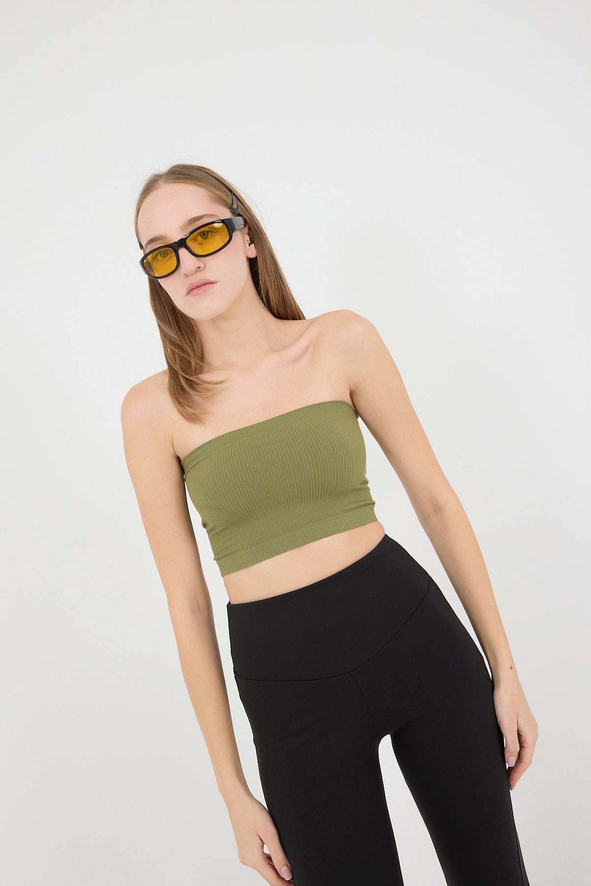 Oil-Green_Seamless-Bustier-addax