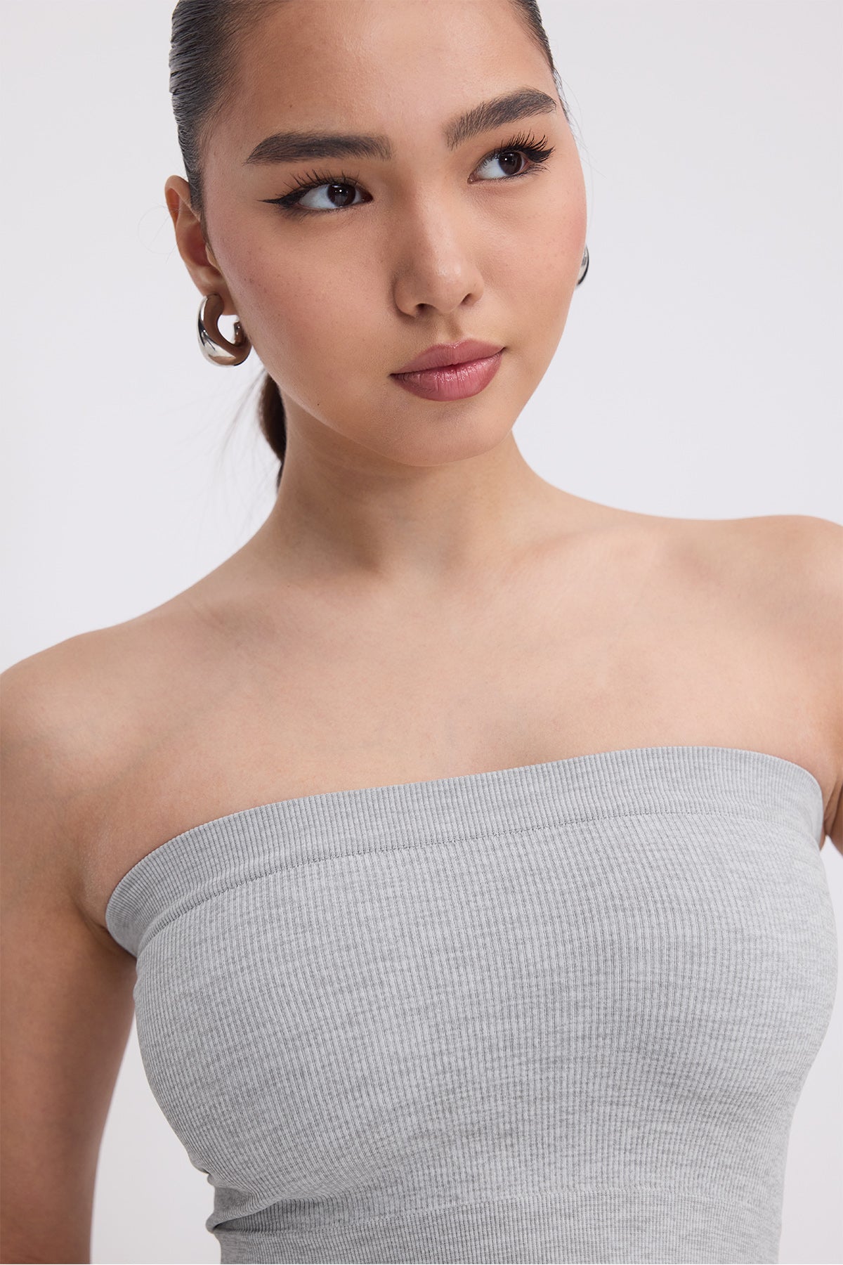 Snow-Melange_Seamless-Bustier-addax
