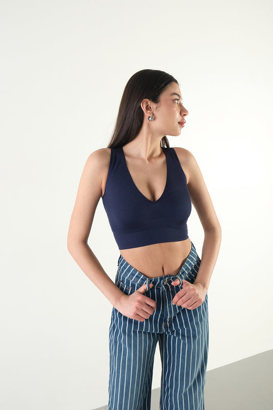 Night-Blue_V-Neck-Thick-Strapped-Seamless-Crop-addax