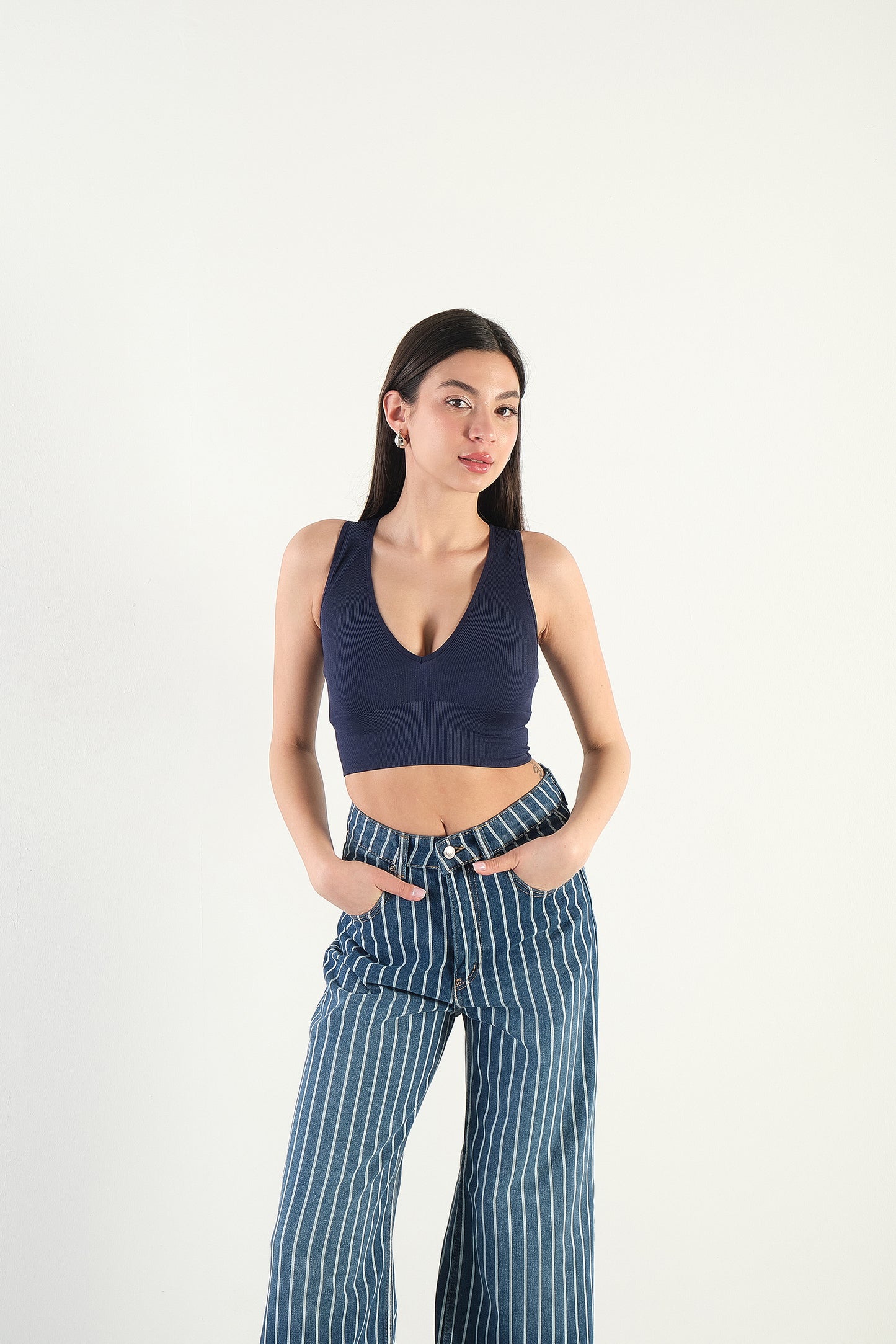 Night-Blue_V-Neck-Thick-Strapped-Seamless-Crop-addax