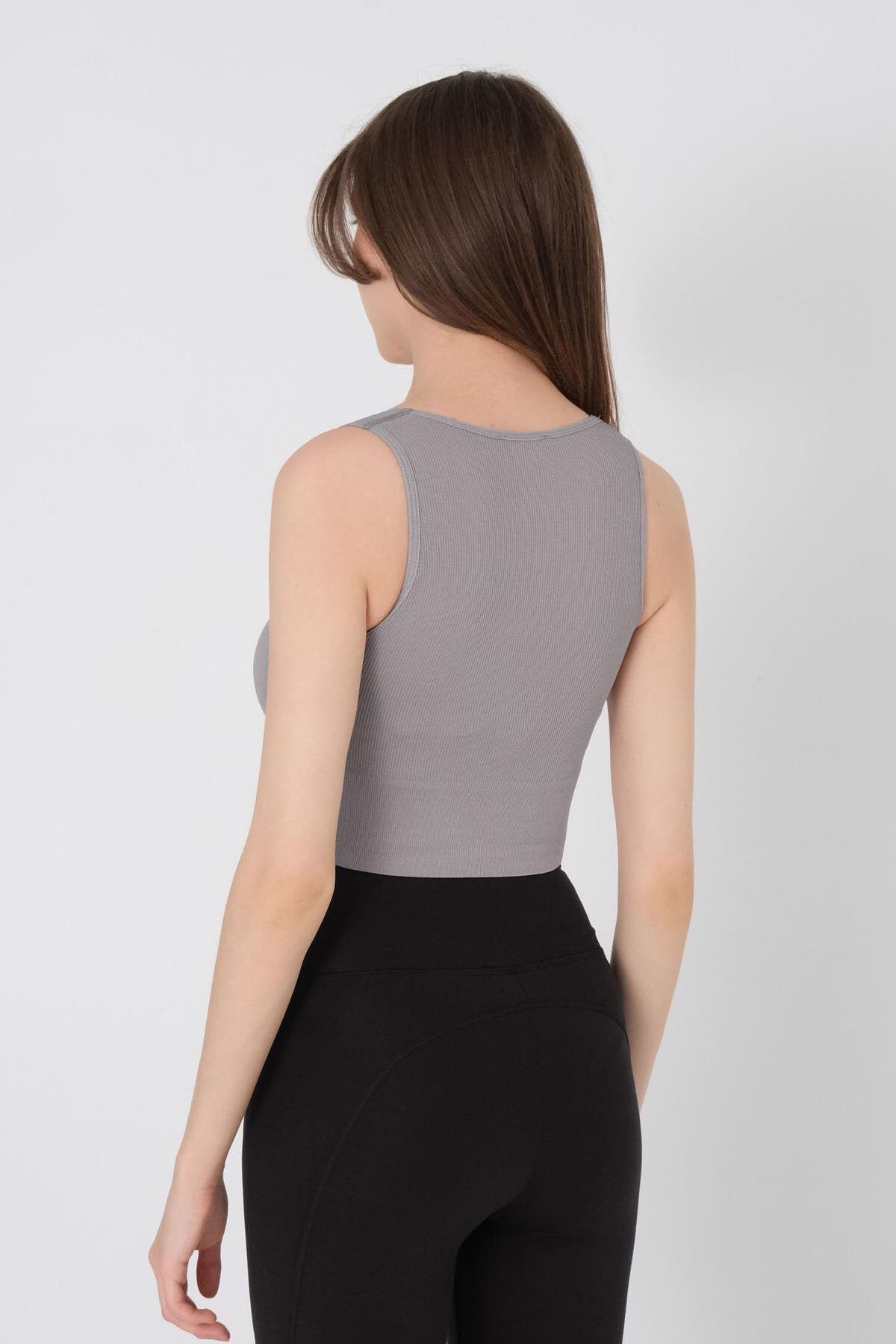 Dark-Grey_V-Neck-Thick-Strapped-Seamless-Crop-addax