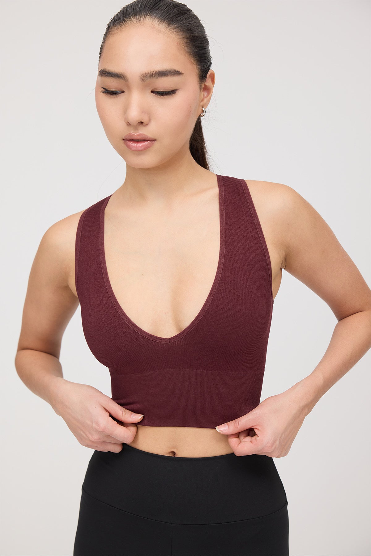 Light-Burgundy_V-Neck-Thick-Strapped-Seamless-Crop-addax