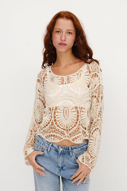 Stone_Lace-Detailed-Blouse-With-Round-Neck-addax