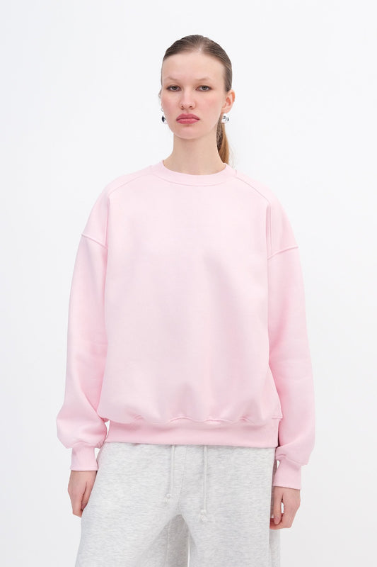 Pink_Round-Neck-Basic-Sweatshirt-addax