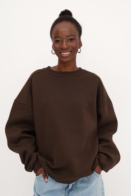 Dark-Brown_Round-Neck-Basic-Sweatshirt-addax