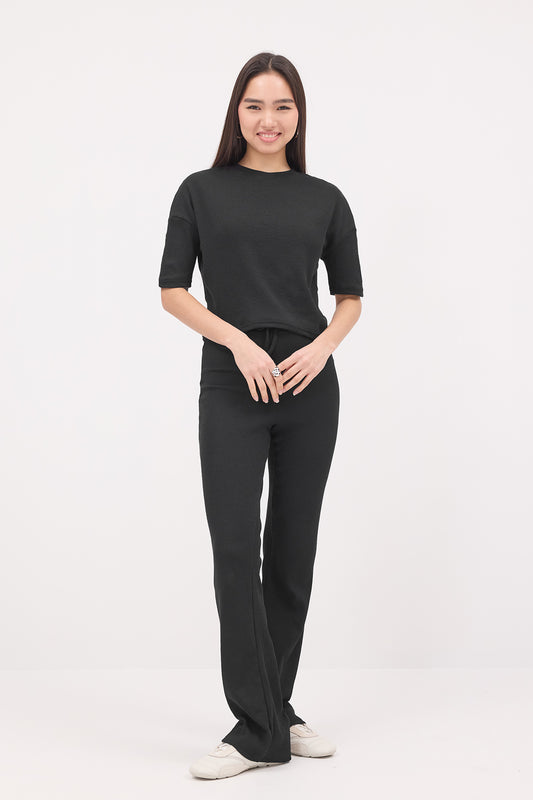 Black_Short-Sleeve-Top-Bottom-Set-addax