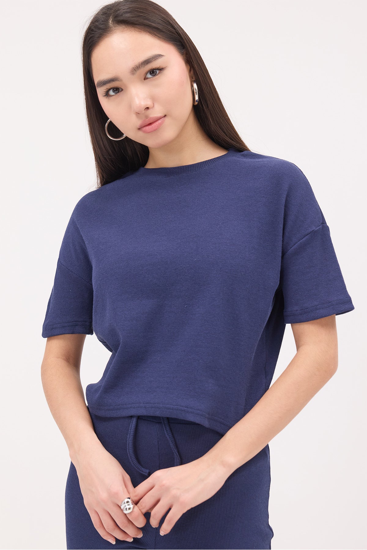 Night-Blue_Short-Sleeve-Top-Bottom-Set-addax